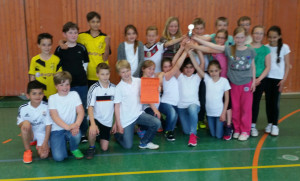 Strahlender Sieger: die 4b